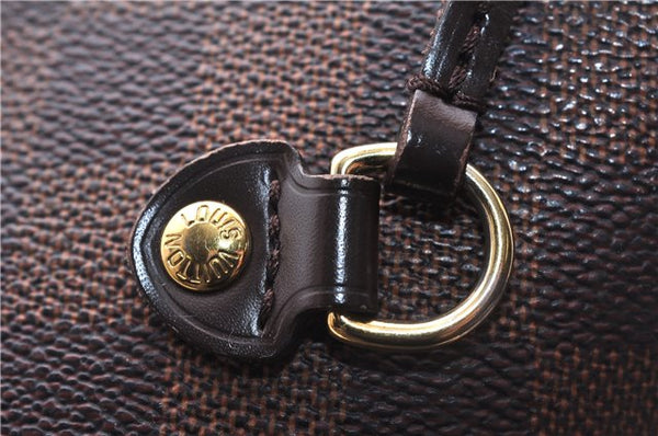 Authentic Louis Vuitton Damier Neverfull MM Shoulder Tote Bag N51105 LV 1379E