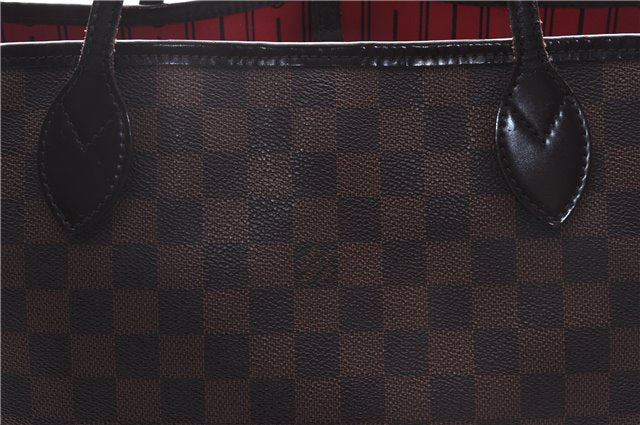 Authentic Louis Vuitton Damier Neverfull MM Shoulder Tote Bag N51105 LV 1379E