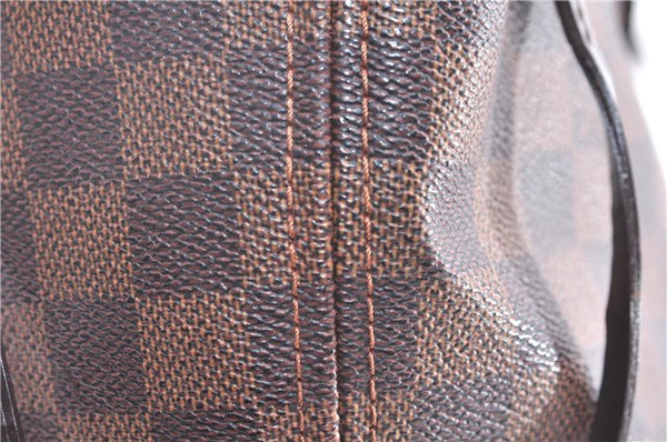 Authentic Louis Vuitton Damier Neverfull MM Shoulder Tote Bag N51105 LV 1379E