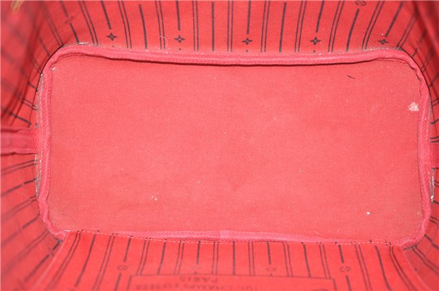 Authentic Louis Vuitton Damier Neverfull MM Shoulder Tote Bag N51105 LV 1379E