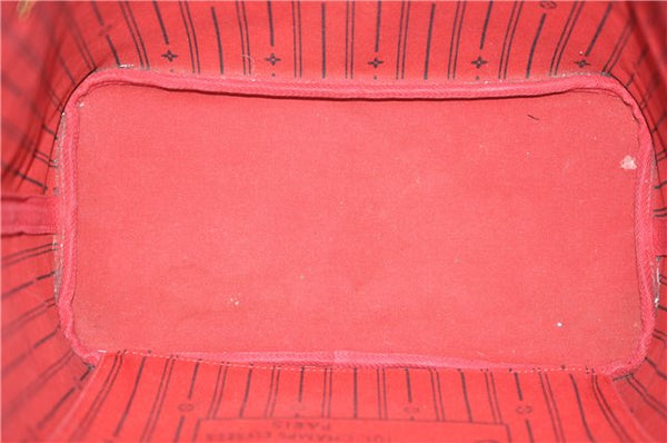 Authentic Louis Vuitton Damier Neverfull MM Shoulder Tote Bag N51105 LV 1379E