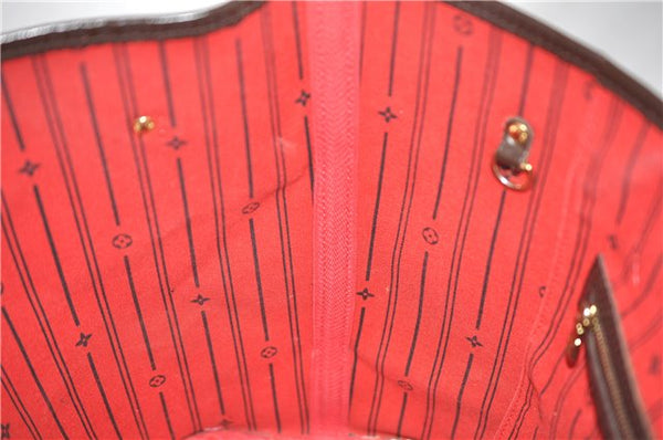 Authentic Louis Vuitton Damier Neverfull MM Shoulder Tote Bag N51105 LV 1379E