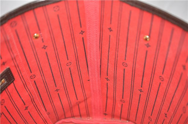 Authentic Louis Vuitton Damier Neverfull MM Shoulder Tote Bag N51105 LV 1379E