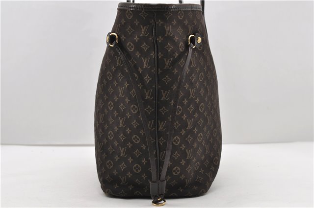 Auth Louis Vuitton Monogram Idylle Neverfull MM Tote Bag Brown M40513 LV 1448D