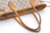 Authentic Louis Vuitton Damier Azur Neverfull PM Tote Bag N51110 LV 1454E