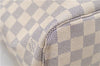 Authentic Louis Vuitton Damier Azur Neverfull PM Tote Bag N51110 LV 1454E