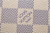 Authentic Louis Vuitton Damier Azur Neverfull PM Tote Bag N51110 LV 1454E