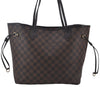 Authentic Louis Vuitton Damier Neverfull MM Shoulder Tote Bag N51105 LV 1500E