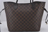 Authentic Louis Vuitton Damier Neverfull MM Shoulder Tote Bag N51105 LV 1500E