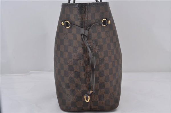 Authentic Louis Vuitton Damier Neverfull MM Shoulder Tote Bag N51105 LV 1500E