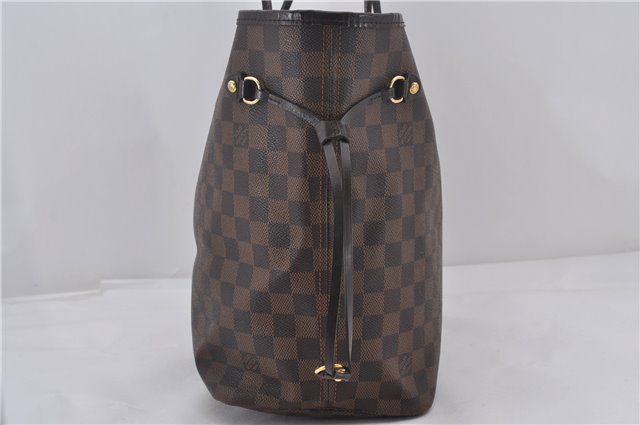 Authentic Louis Vuitton Damier Neverfull MM Shoulder Tote Bag N51105 LV 1500E