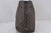 Authentic Louis Vuitton Damier Neverfull MM Shoulder Tote Bag N51105 LV 1500E