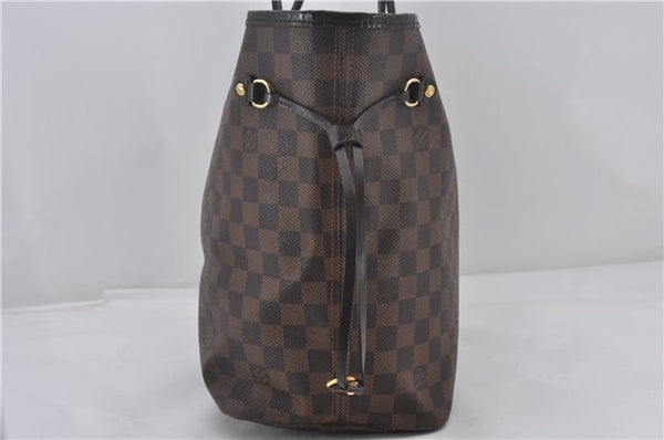 Authentic Louis Vuitton Damier Neverfull MM Shoulder Tote Bag N51105 LV 1500E