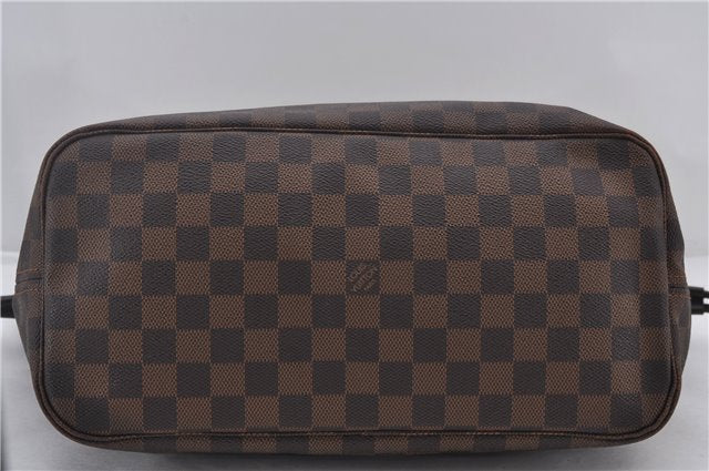 Authentic Louis Vuitton Damier Neverfull MM Shoulder Tote Bag N51105 LV 1500E