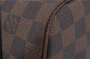 Authentic Louis Vuitton Damier Neverfull MM Shoulder Tote Bag N51105 LV 1500E