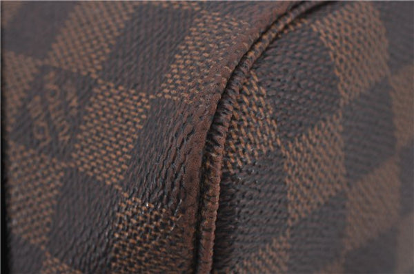 Authentic Louis Vuitton Damier Neverfull MM Shoulder Tote Bag N51105 LV 1500E