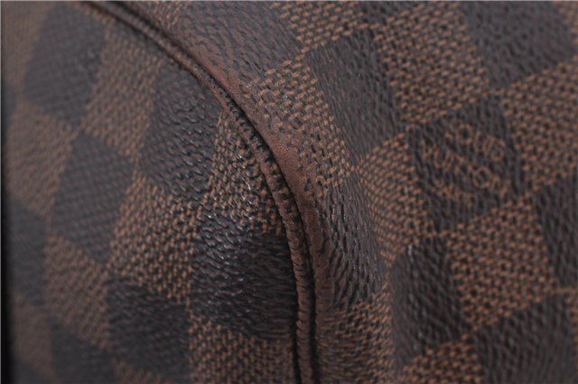 Authentic Louis Vuitton Damier Neverfull MM Shoulder Tote Bag N51105 LV 1500E