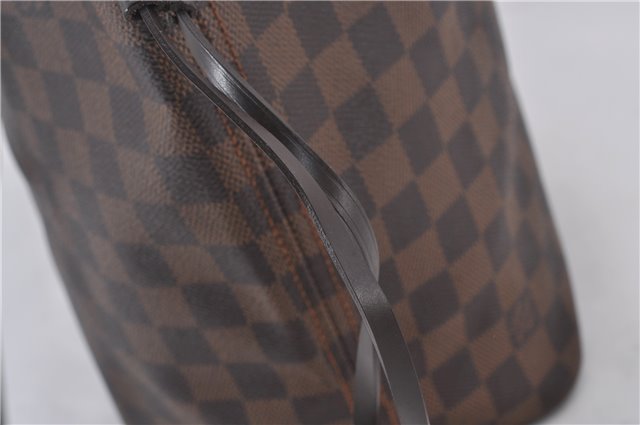 Authentic Louis Vuitton Damier Neverfull MM Shoulder Tote Bag N51105 LV 1500E