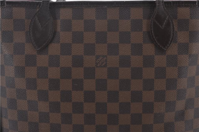 Authentic Louis Vuitton Damier Neverfull MM Shoulder Tote Bag N51105 LV 1500E