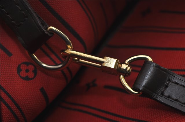 Authentic Louis Vuitton Damier Neverfull MM Shoulder Tote Bag N51105 LV 1500E