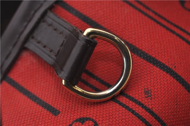 Authentic Louis Vuitton Damier Neverfull MM Shoulder Tote Bag N51105 LV 1500E