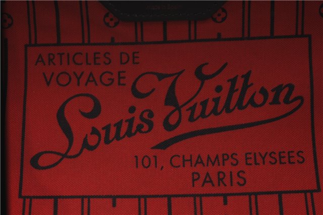 Authentic Louis Vuitton Damier Neverfull MM Shoulder Tote Bag N51105 LV 1500E