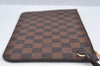 Authentic Louis Vuitton Damier Neverfull Pouch Purse Clutch Bag LV 1598I
