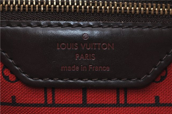 Authentic Louis Vuitton Damier Neverfull PM Tote Bag N51109 LV 1606D
