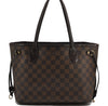 Authentic Louis Vuitton Damier Neverfull PM Shoulder Tote Bag N51109 LV 1642F