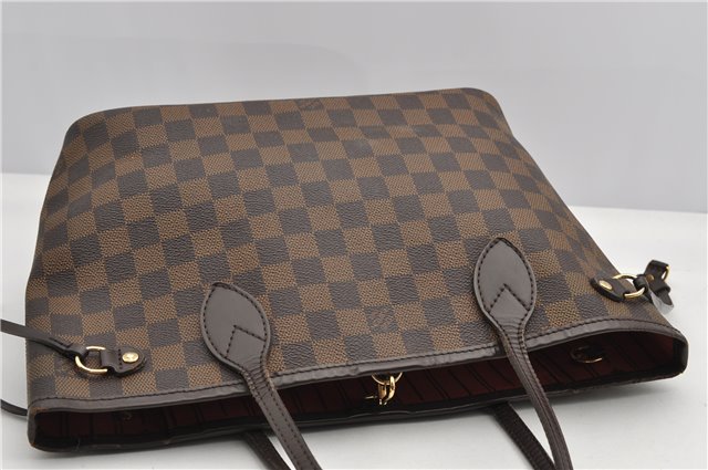 Authentic Louis Vuitton Damier Neverfull PM Shoulder Tote Bag N51109 LV 1642F