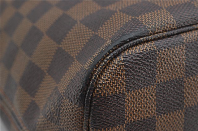 Authentic Louis Vuitton Damier Neverfull PM Shoulder Tote Bag N51109 LV 1642F