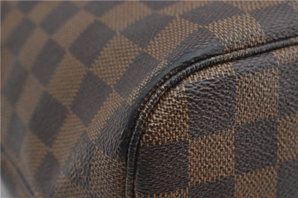 Authentic Louis Vuitton Damier Neverfull PM Shoulder Tote Bag N51109 LV 1642F