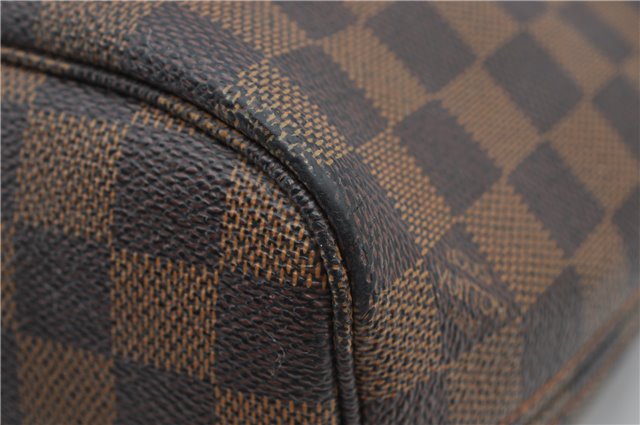 Authentic Louis Vuitton Damier Neverfull PM Shoulder Tote Bag N51109 LV 1642F