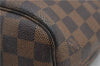 Authentic Louis Vuitton Damier Neverfull PM Shoulder Tote Bag N51109 LV 1642F
