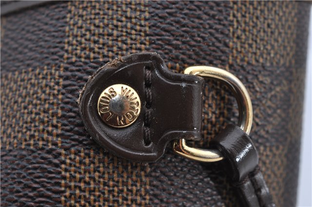 Authentic Louis Vuitton Damier Neverfull PM Shoulder Tote Bag N51109 LV 1642F