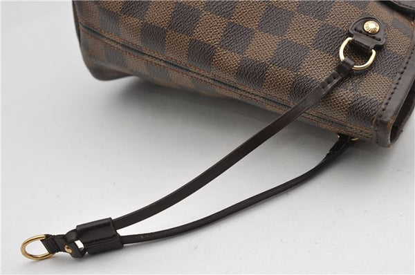 Authentic Louis Vuitton Damier Neverfull PM Shoulder Tote Bag N51109 LV 1642F