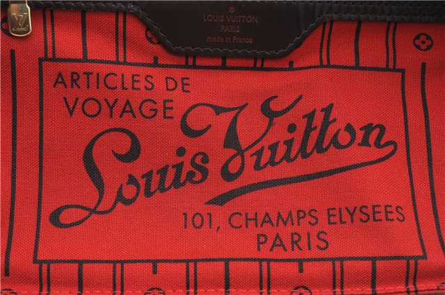 Authentic Louis Vuitton Damier Neverfull PM Shoulder Tote Bag N51109 LV 1642F