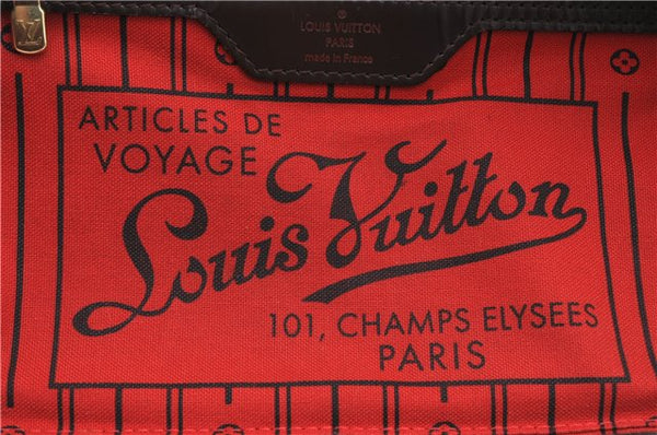 Authentic Louis Vuitton Damier Neverfull PM Shoulder Tote Bag N51109 LV 1642F