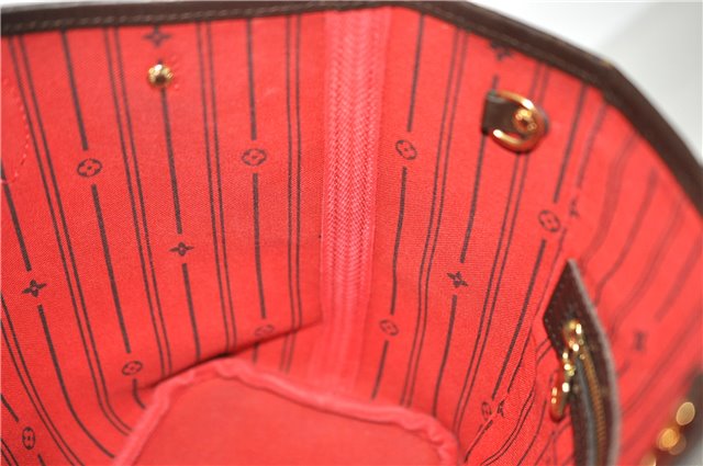 Authentic Louis Vuitton Damier Neverfull PM Shoulder Tote Bag N51109 LV 1642F