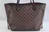 Authentic Louis Vuitton Damier Neverfull MM Shoulder Tote Bag N41358 LV 1664F