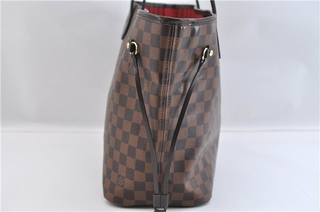 Authentic Louis Vuitton Damier Neverfull MM Shoulder Tote Bag N41358 LV 1664F