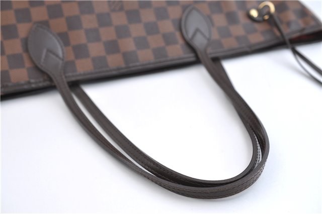 Authentic Louis Vuitton Damier Neverfull MM Shoulder Tote Bag N41358 LV 1664F
