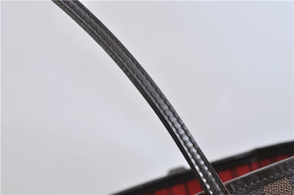 Authentic Louis Vuitton Damier Neverfull MM Shoulder Tote Bag N41358 LV 1664F