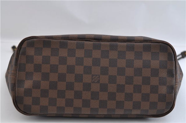 Authentic Louis Vuitton Damier Neverfull MM Shoulder Tote Bag N41358 LV 1664F