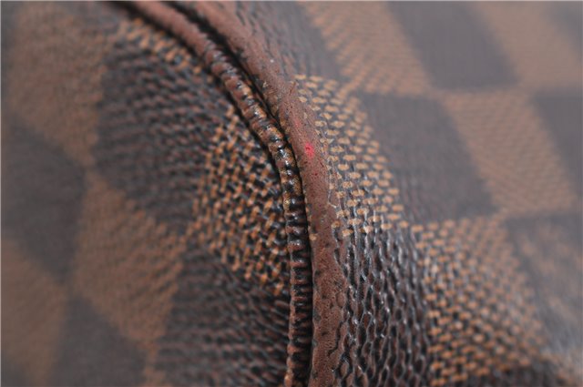 Authentic Louis Vuitton Damier Neverfull MM Shoulder Tote Bag N41358 LV 1664F