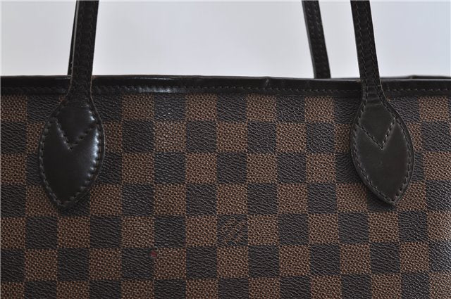 Authentic Louis Vuitton Damier Neverfull MM Shoulder Tote Bag N41358 LV 1664F