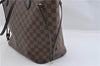 Authentic Louis Vuitton Damier Neverfull MM Shoulder Tote Bag N41358 LV 1664F