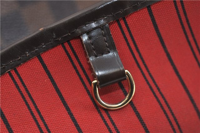 Authentic Louis Vuitton Damier Neverfull MM Shoulder Tote Bag N41358 LV 1664F