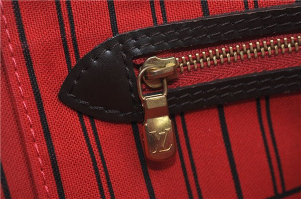 Authentic Louis Vuitton Damier Neverfull MM Shoulder Tote Bag N41358 LV 1664F