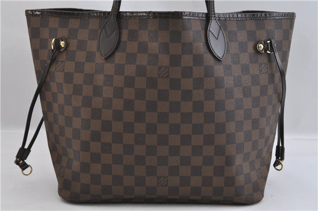 Authentic Louis Vuitton Damier Neverfull MM Shoulder Tote Bag N51105 LV 1707F